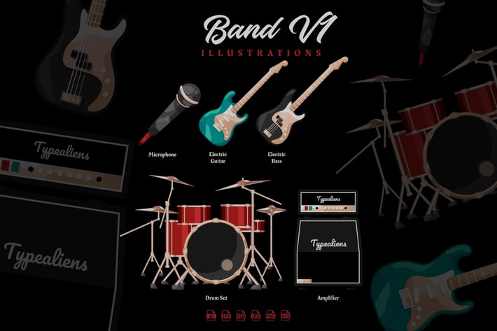 Band V1 - Illustrations