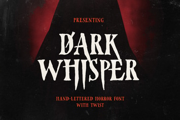 Dark Whisper - Serif Horror Font
