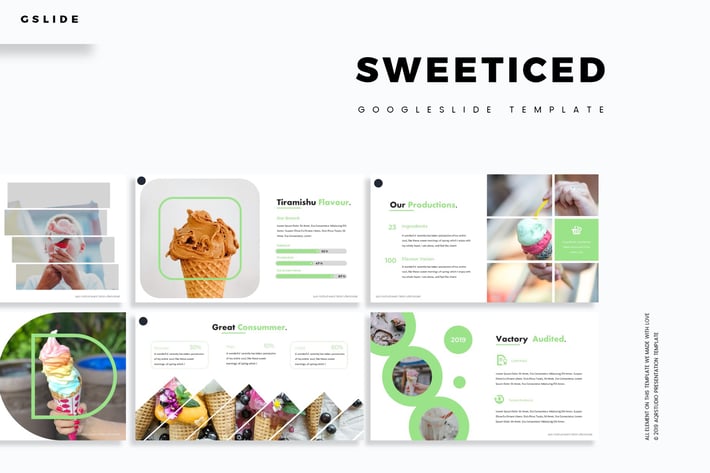 Sweeticed - Google Slides Template