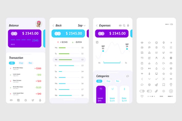 UI vector Bank payment system