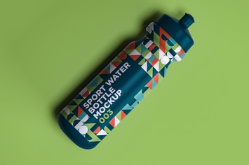 Sport Water Bottle Mockup 003
