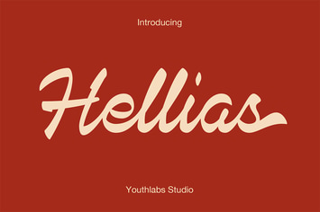 YT Hellias - Retro Script Font