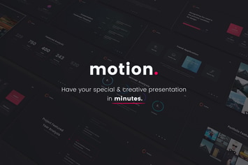 MOTION Creative & Colored Template (Google Slides)