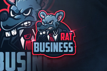 Rat Business -  Mascot & Esport Logo