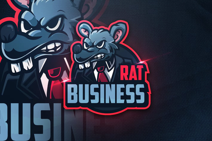 Rat Business -  Mascot & Esport Logo
