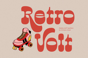 Retro Volt - Vintage Font