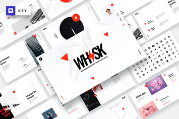 WHISK - White Minimalism Keynote Template