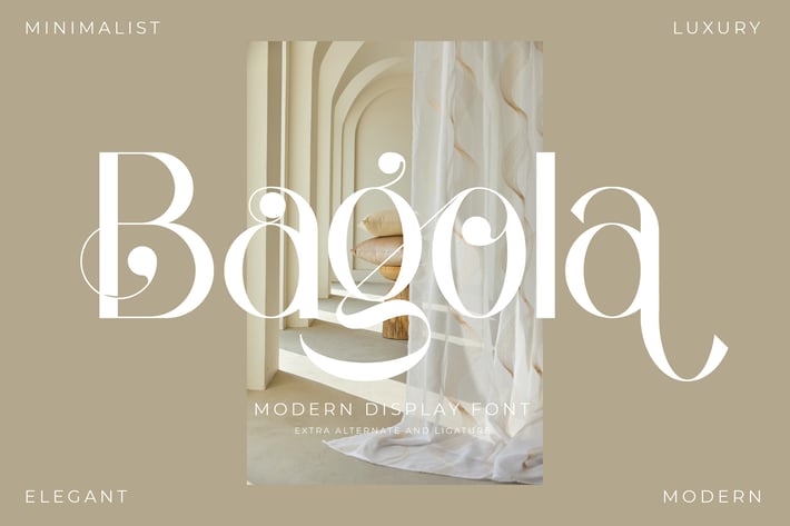 Baqola Modern Display Font