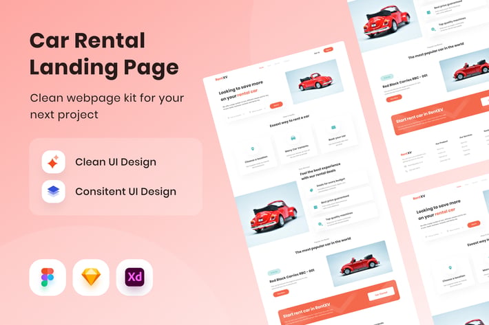 Car Rental Landing Page