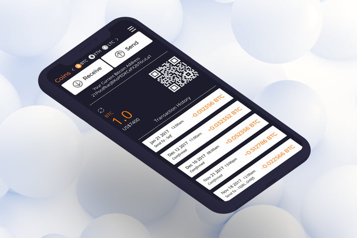 Cryptocurrency Wallet 2 Mobile Ui - H