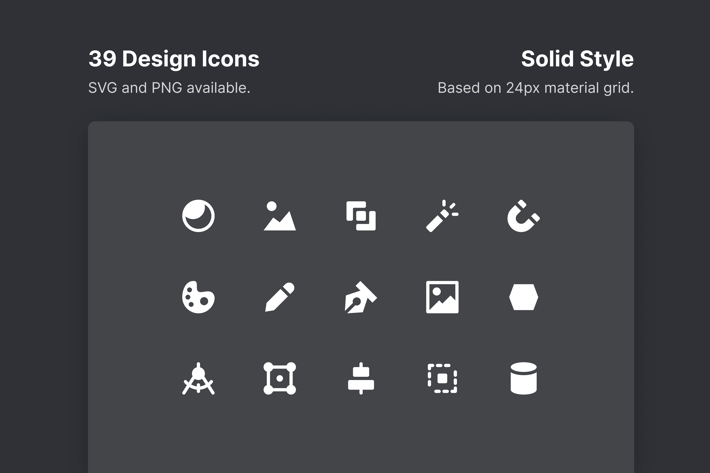 Design Icons - Solid Style