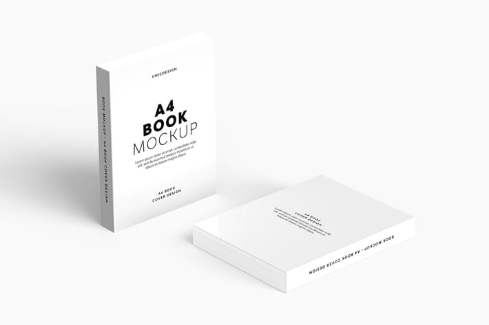 A4 Book Mockup