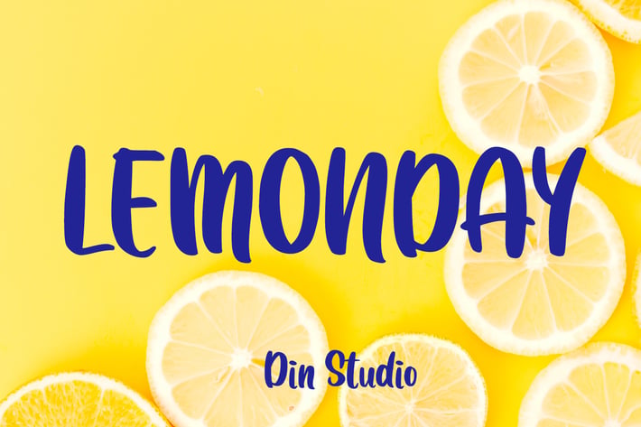 Lemonday - Display Font