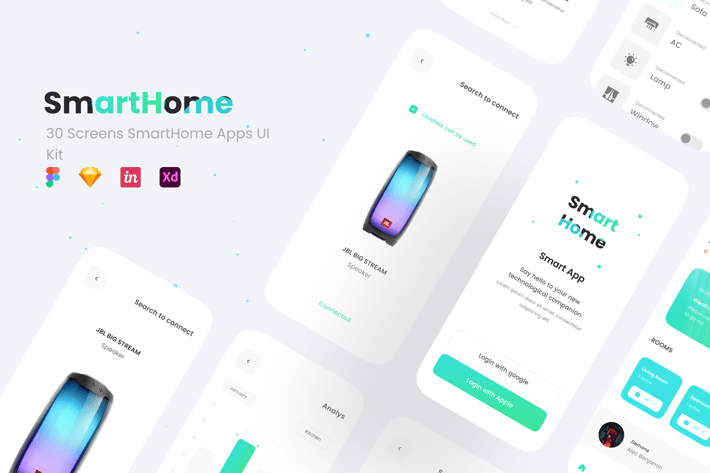 Smarthome - Smarthome Apps UI Kit