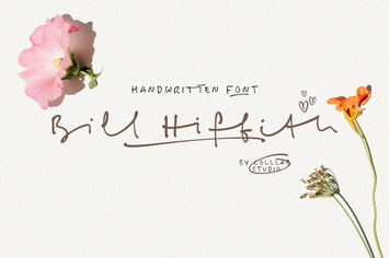 Bill Hiffith Handwritten | An Organic Script