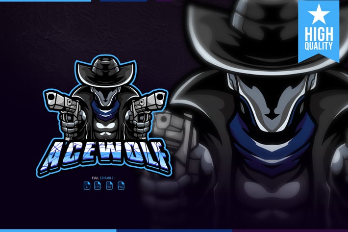 Ace Wolf Esport Logo