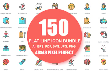 Line icons Linear Pictogram Pack