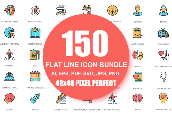 Line icons Linear Pictogram Pack