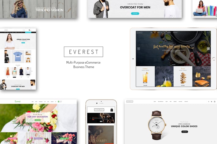 Everest - Multi-Purpose eCommerce Business PSD