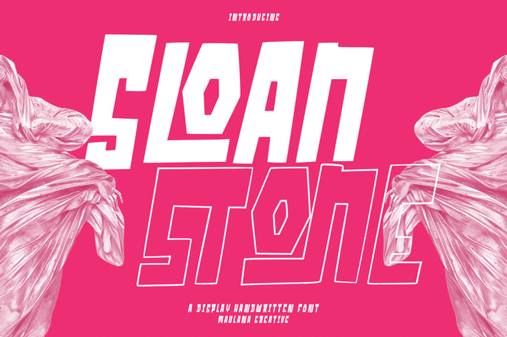 Sloanstone Decorative Display Font