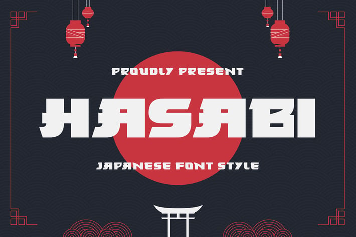 Hasabi - Japanese Font Style
