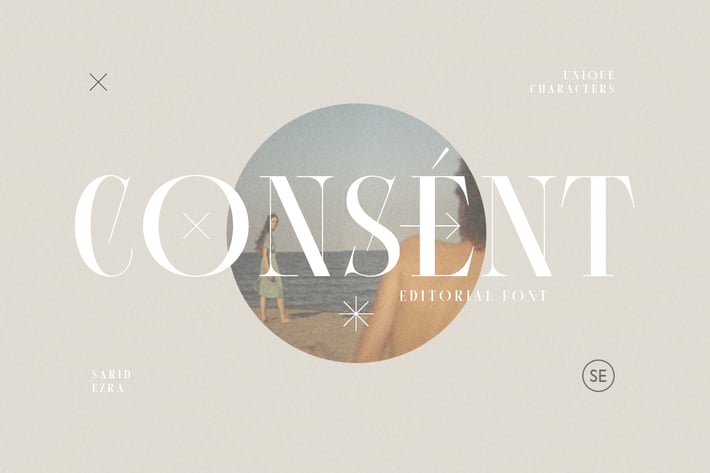 Consent - Editorial Serif Font