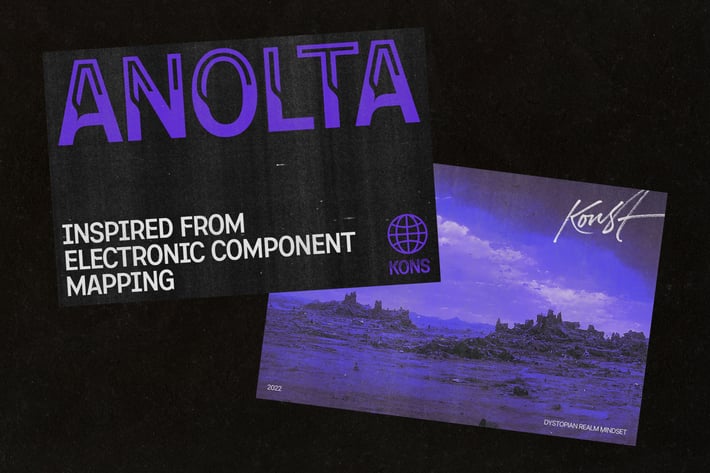 Anolta - Experimental Futuristic Fonts