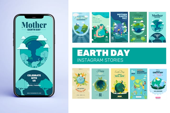 Earth Day Instagram Stories