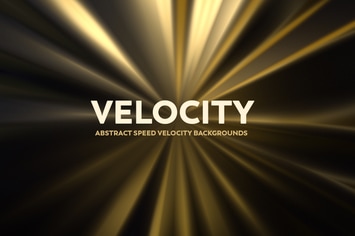 Abstract Speed Velocity Backgrounds - Golden Color
