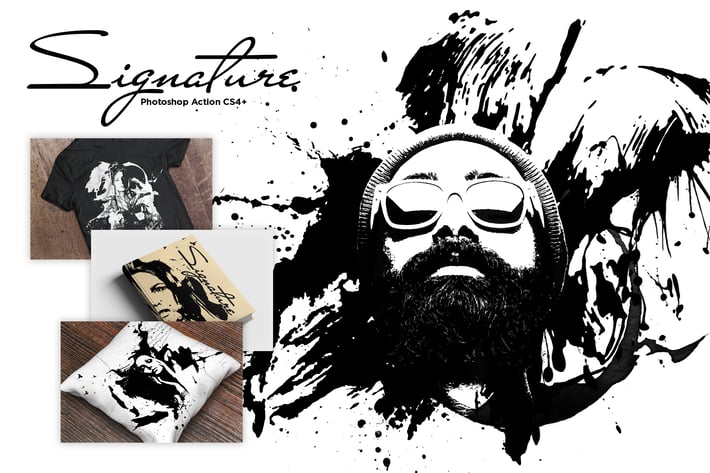 Signature CS4+ Photoshop Action