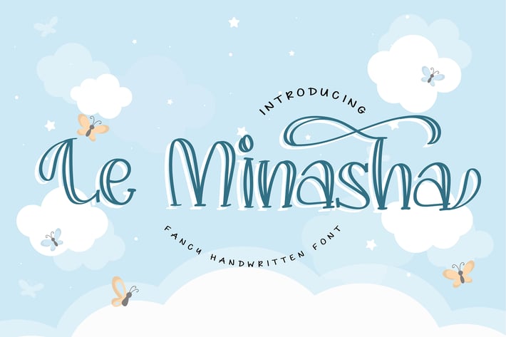 Le Minasha | Fancy Handwritten Font