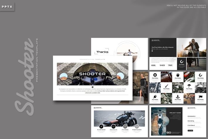 Shooter - Powerpoint Template