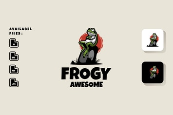 Frogy Logo Mascot