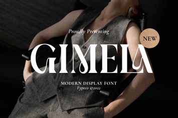 Gimela - Modern Display Font