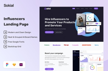 Influencer Marketplace Landing Page