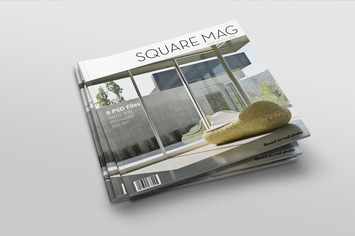 Square Magazine Mock-Up