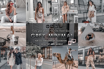 Moody-Grey Presets for Mobile and Desktop 