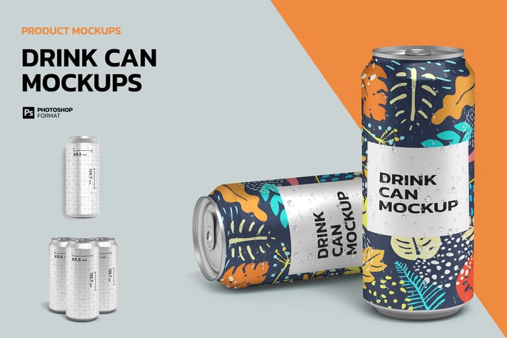 Drink Can Mockups
