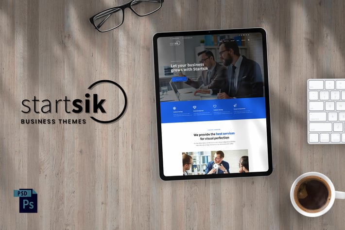 Startsik - Business & Consulting PSD Themes