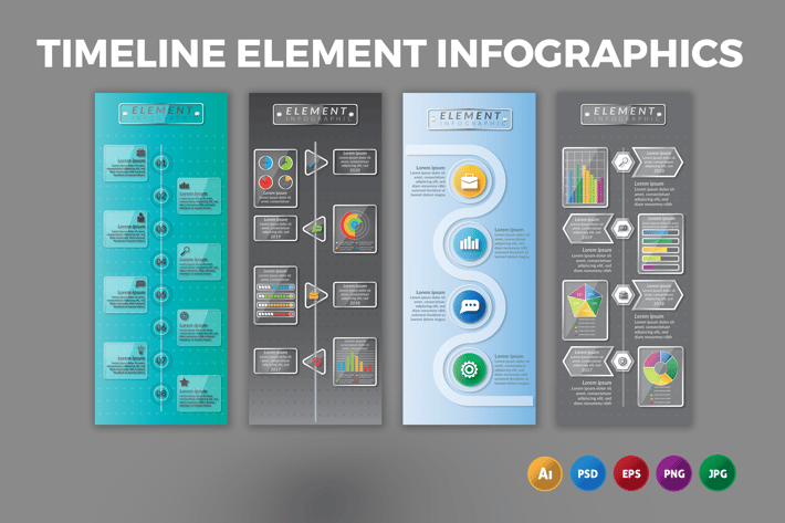 Timeline Element – Infographics Design