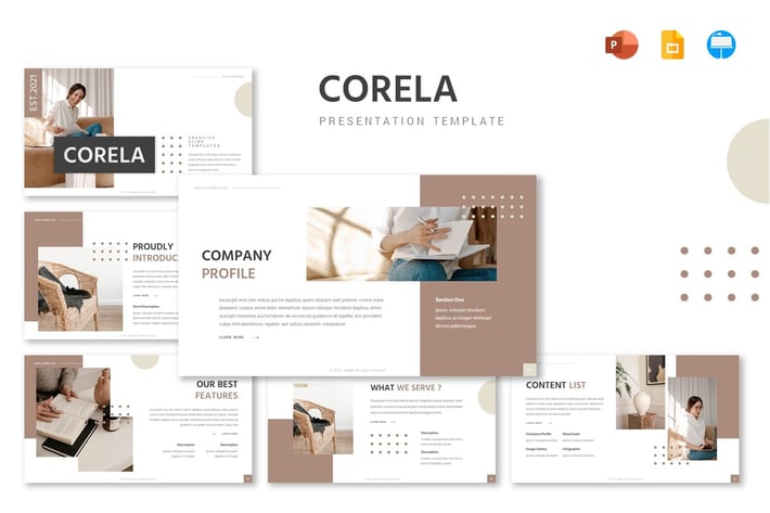 Corela - Presentation Template
