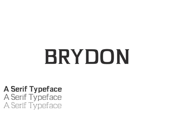 Brydon Serif Typeface