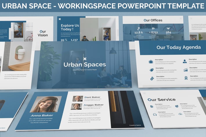 Urban Space - Workingspace Powerpoint Template