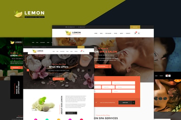 Lemon - Spa and Beauty PSD Template