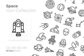 Space Outline Icon