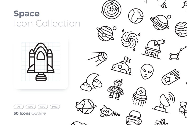 Space Outline Icon