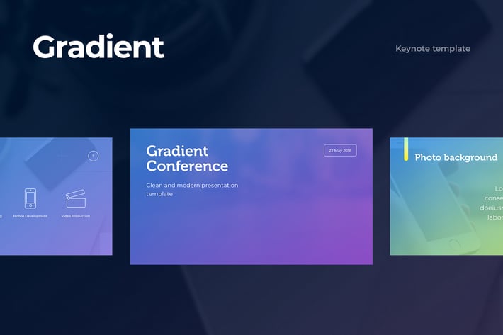 Gradient Keynote Template