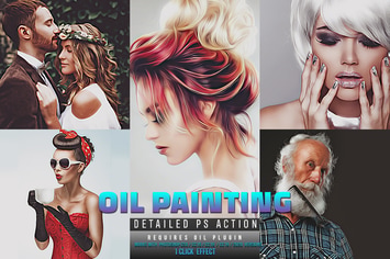 Detailed Oil Painting Photoshop Action