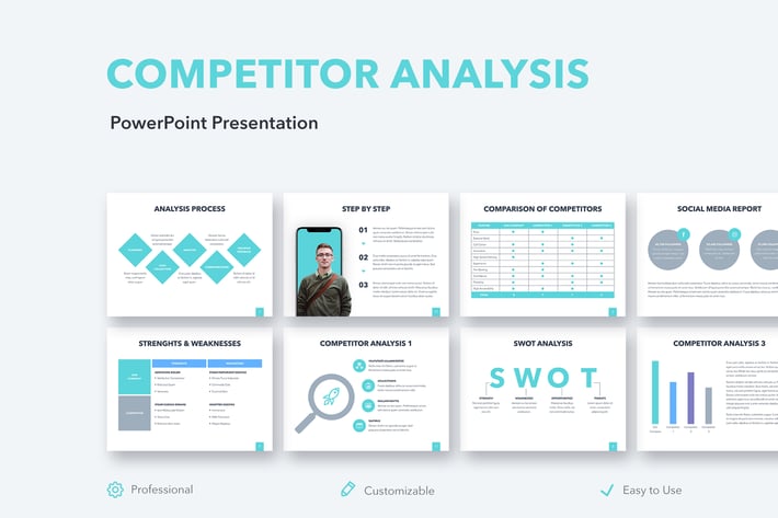 Competitor Analysis PowerPoint Template