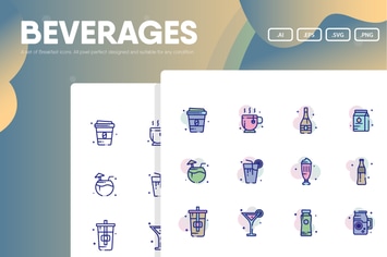 Beverages Icon Pack